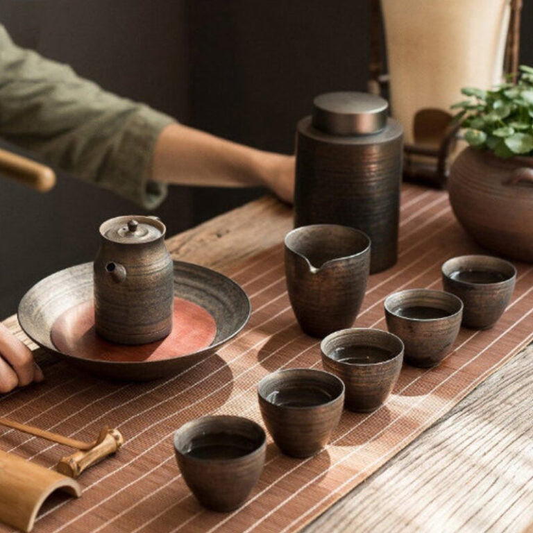 Japanese tea set,japanese tea ceremony set​: gongfu tea tray​, gongfu tea pitcher(gong dao bei), gongfu tea pot, gongfu tea cups, tea canister.