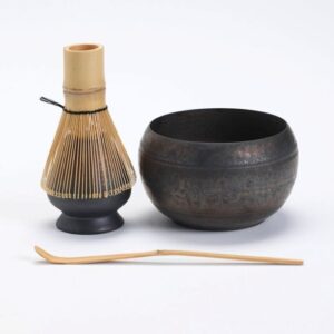 complete traditional japanese matcha set full display