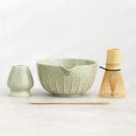 full complete traditional japanese matcha set with all tools