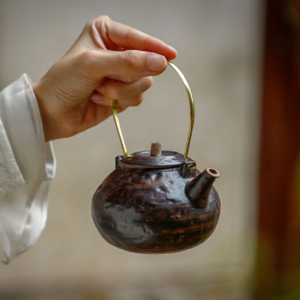 full set of handmade japanese ceramic teapot warmer with teapot