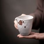 handcrafted buddha clay fairness cup gong dao bei 8oz tea pitcher