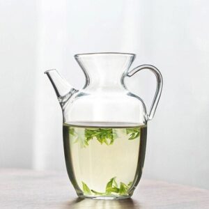10oz handheld glass fairness cup gong dao bei full product view