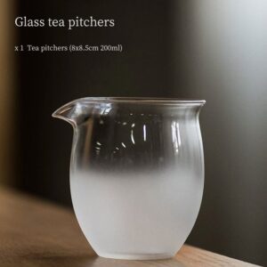 main view of japanese fog glass fairness cup gong dao bei 7oz