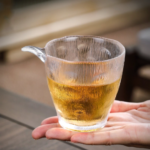Japanese frosted textured glass fairness cup gong dao bei full product view