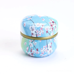japanese matcha set style c floral airtight matcha canister sealed storage