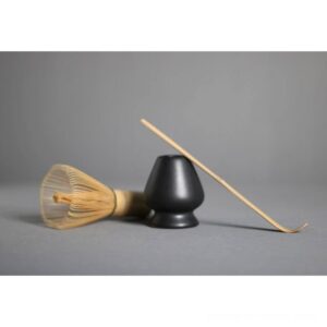 complete japanese matcha set with chasen naoshi chashaku