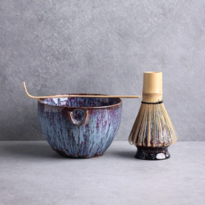 complete 14oz authentic japanese matcha set with whisk bowl chashaku naoshi holder