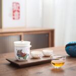 full set view 4.4oz japanese portable travel gongfu tea set