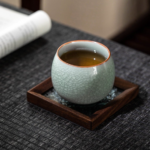 japanese ru style ice crackle ceramic japanese tea cup collection