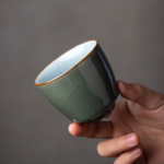 handcrafted japanese ceramic japanese tea cup 3.7oz multiple colors