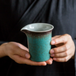 Japanese vintage gradient ceramic fairness cup tea pitcher 6.7oz