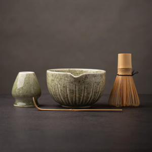 matcha green japanese matcha set 4 piece complete traditional matcha kit