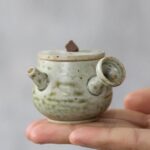 handcrafted mini japanese ceramic teapot multiple styles display