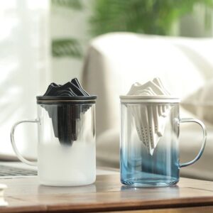 12oz mountain loose leaf tea infuser mug full product view
