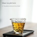 textured heat-resistant glass fairness cup gong dao bei 6oz main product view
