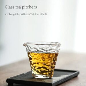textured heat-resistant glass fairness cup gong dao bei 6oz main product view
