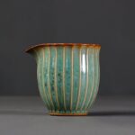 turquoise green jun kiln japanese fairness cup gong dao bei full product view