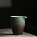 vintage green crackle glaze japanese fairness cup 6oz full product view