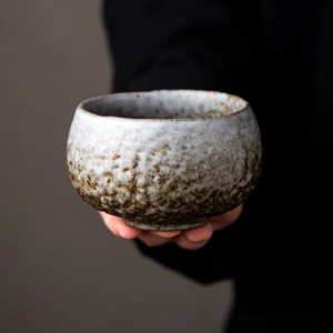 vintage handcrafted japanese tea bowl product overview
