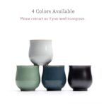 vintage japanese porcelain japanese tea cup four colors option custom engraving