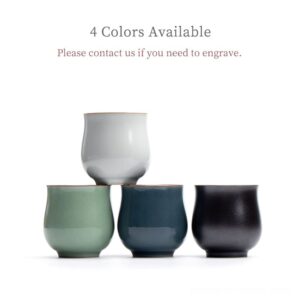 vintage japanese porcelain japanese tea cup four colors option custom engraving
